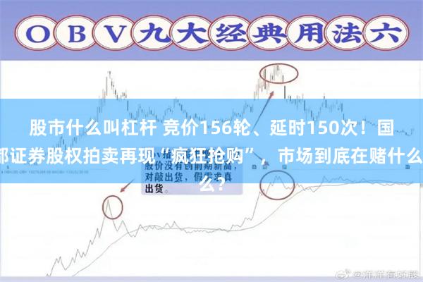 股市什么叫杠杆 竞价156轮、延时150次！国都证券股权拍卖再现“疯狂抢购”，市场到底在赌什么？