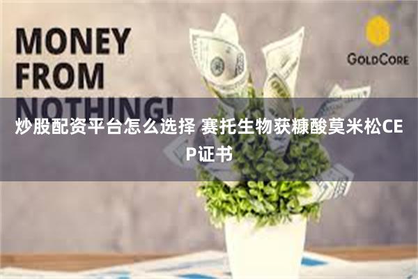炒股配资平台怎么选择 赛托生物获糠酸莫米松CEP证书