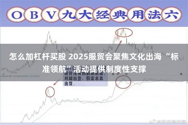 怎么加杠杆买股 2025服贸会聚焦文化出海 “标准领航”活动提供制度性支撑